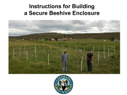 Building Secure Beehive Enclosure