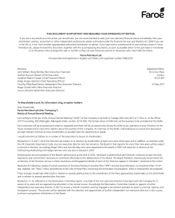 Directors: Registered Office: John William Sharp Bentley (Non