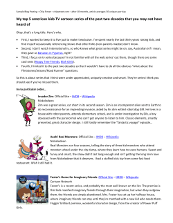 Top 5 Best Kids Cartoons