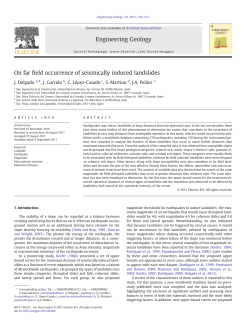 On far field occurrence of seismically induced landslides