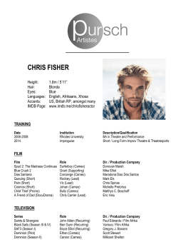 chris fisher - Pursch Artistes
