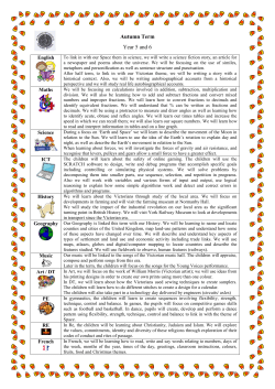 Autumn Term Year 5 and 6