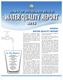 annual water quality report