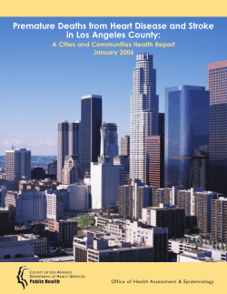Premature Deaths from Heart Disease and Stroke in Los Angeles