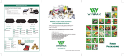 Rigid Packaging Trifold Brochure