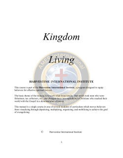 Kingdom Living - Ames Bible College