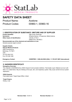SDS - StatLab Medical Products