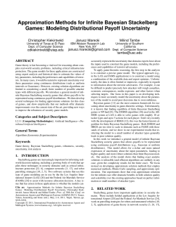 Approximation Methods for Infinite Bayesian Stackelberg
