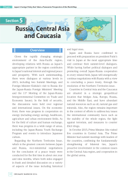 Russia, Central Asia and the Caucasus
