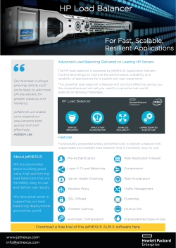 datasheet - jetNEXUS