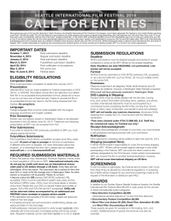 important dates eligibility regulations required submission