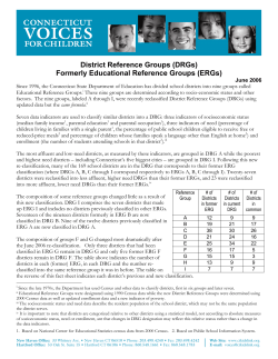 District Reference Groups - Connecticut Voices for Children