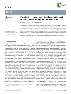 Polarisation charge switching through the motion of metal atoms