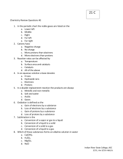 Chemistry Quiz 2