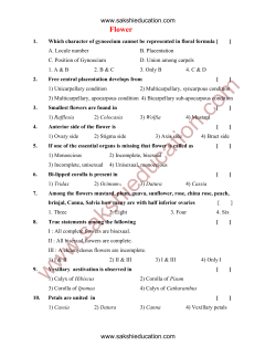 Flower - Sakshieducation.com