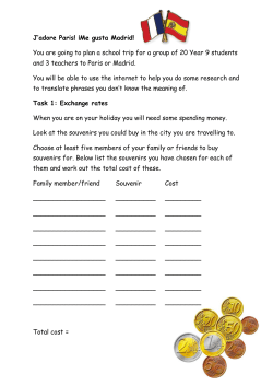 J`adore Paris! &iexcl;Me gusta Madrid!