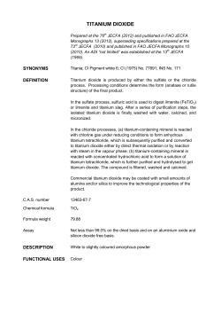 TITANIUM DIOXIDE
