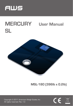 CP5-Series User Manual - American Weigh Scales