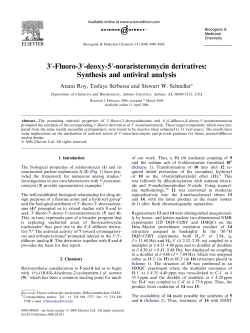 30-Fluoro-30-deoxy-50-noraristeromycin