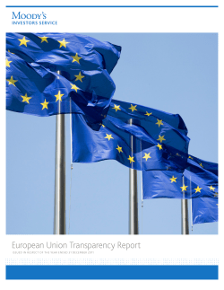 European Union Transparency Report