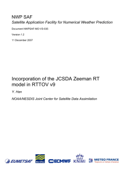 Incorporation of the JCSDA Zeeman RT model in