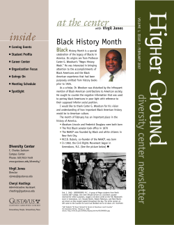 Diversity Newsletter.qxp - Gustavus Adolphus College