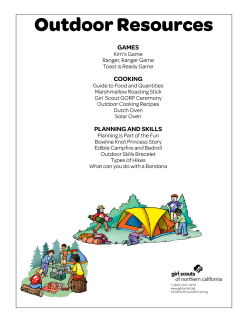 Outdoor Resource Booklet