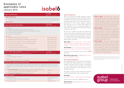 Examples of applicable rates