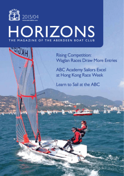 Apr 2015 - Aberdeen Boat Club