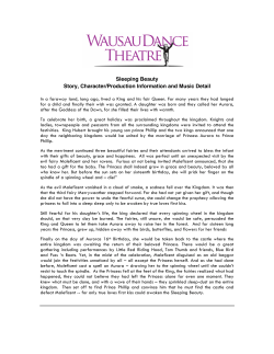 Sleeping Beauty Story, Character/Production