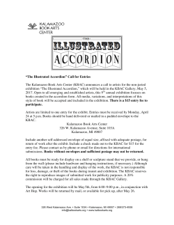 &ldquo;The Illustrated Accordion&rdquo; Call for Entries The Kalamazoo Book Arts
