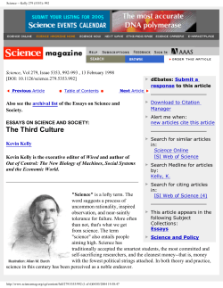 Science -- Kelly 279 (5353): 992