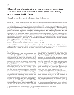 Effects of gear characteristics on the presence of
