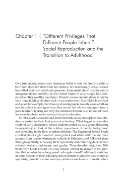 Chapter 1 - Russell Sage Foundation