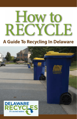 A Guide To Recycling In Delaware