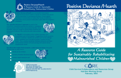Positive Deviance / Hearth - Positive Deviance Initiative