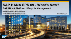 Platform Lifecycle Management