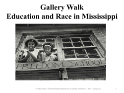 Mississippi - Civil Rights Teaching