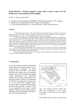 PSI-ECRIT(S): a hybrid magnetic system with a mirror ratio of 10 for