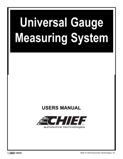 Universal Gauge Measuring System