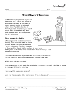 Cybersmart- Smart Keyword Searching