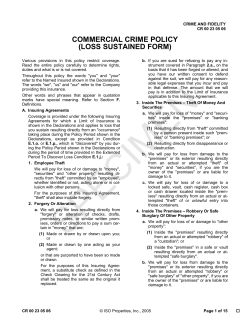 premises theft and robbery outside the premises