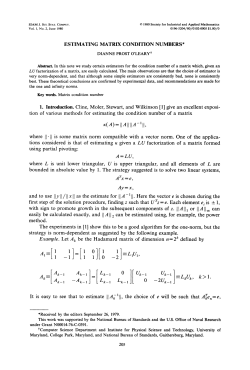 Ak_l ILk_l_. 0 - Society for Industrial and Applied Mathematics