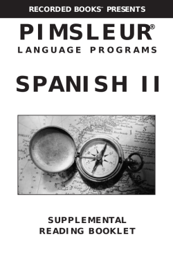 PIMSLEUR&reg; SPANISH II