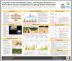 Long-term Crop Productivity, Carbon, and Nutrient Dynamics in a
