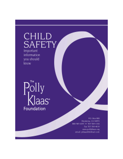 Child Safety Brochure