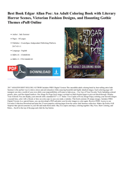 Best Book Edgar Allan Poe: An Adult Coloring Book