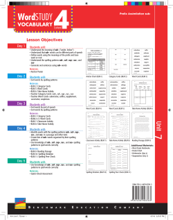 Review Prefix Assimilation sub - Benchmark Word Study Resource