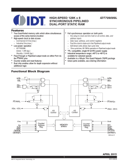Datasheet - Integrated Device Technology