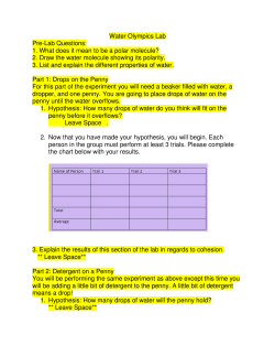 Pre-Lab Questions: 1. What does it mean to be a polar m 2. Draw the